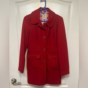 Wool blend small Anthropologie Tulle winter pea coat